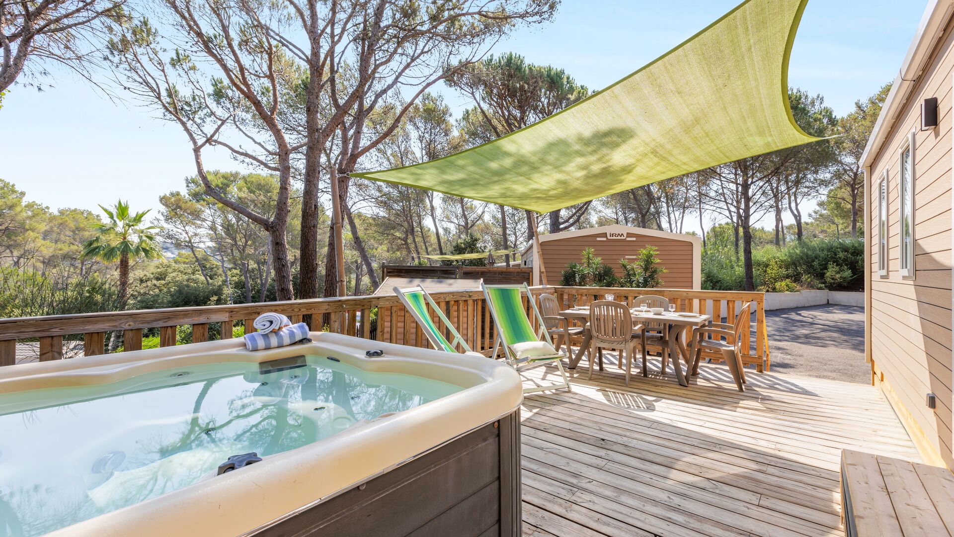 mobilhome avec spa