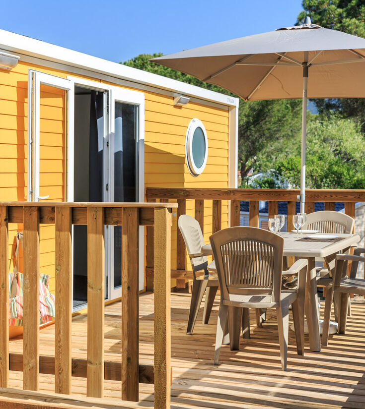 location mobil home climatisé var