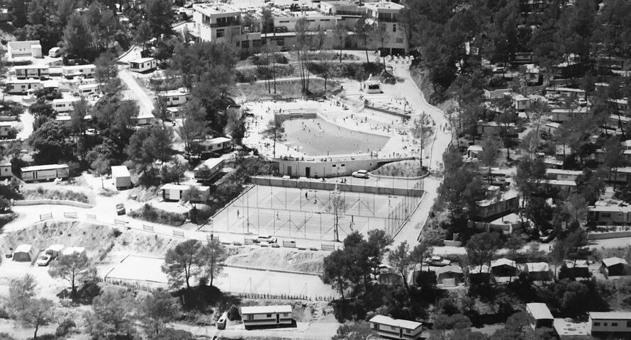 le camping Holiday Green à Fréjus en 1980