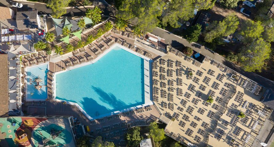 piscine camping Frejus holiday green